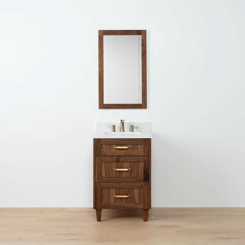 
                  
                    Bridgeport 24" American Black Walnut Bathroom Vanity - Teodor Vanities United States
                  
                