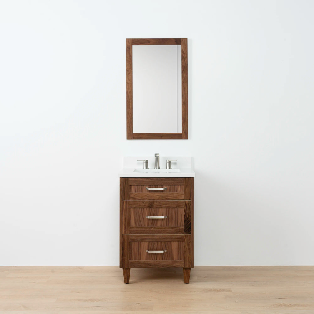 
                  
                    Bridgeport 24" American Black Walnut Bathroom Vanity - Teodor Vanities United States
                  
                