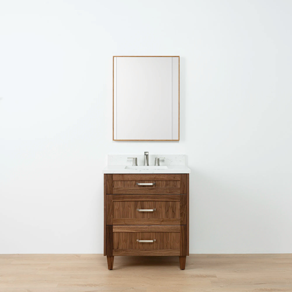 
                  
                    Bridgeport 30" American Black Walnut Bathroom Vanity - Teodor Vanities United States
                  
                