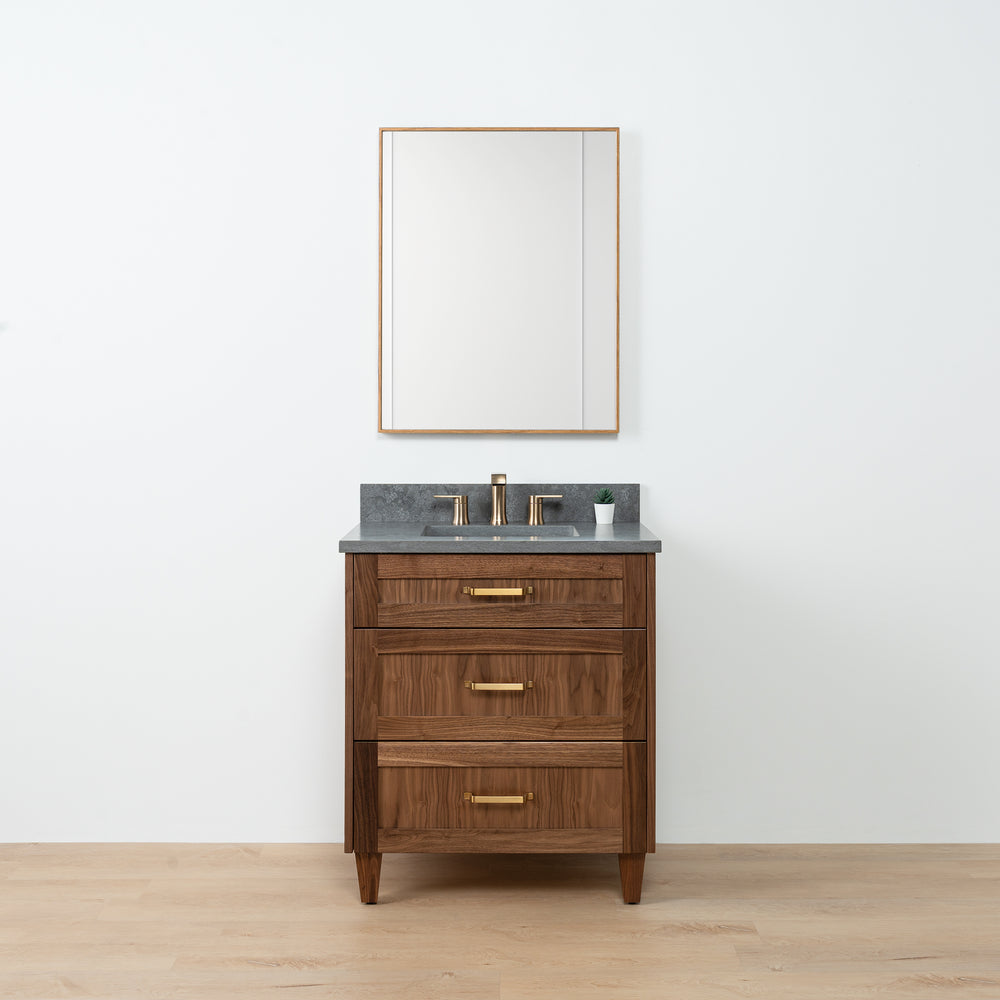 
                  
                    Bridgeport 30" American Black Walnut Bathroom Vanity - Teodor Vanities United States
                  
                