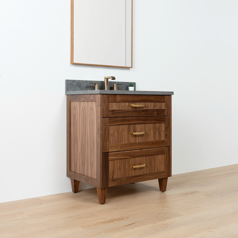 
                  
                    Bridgeport 30" American Black Walnut Bathroom Vanity - Teodor Vanities United States
                  
                