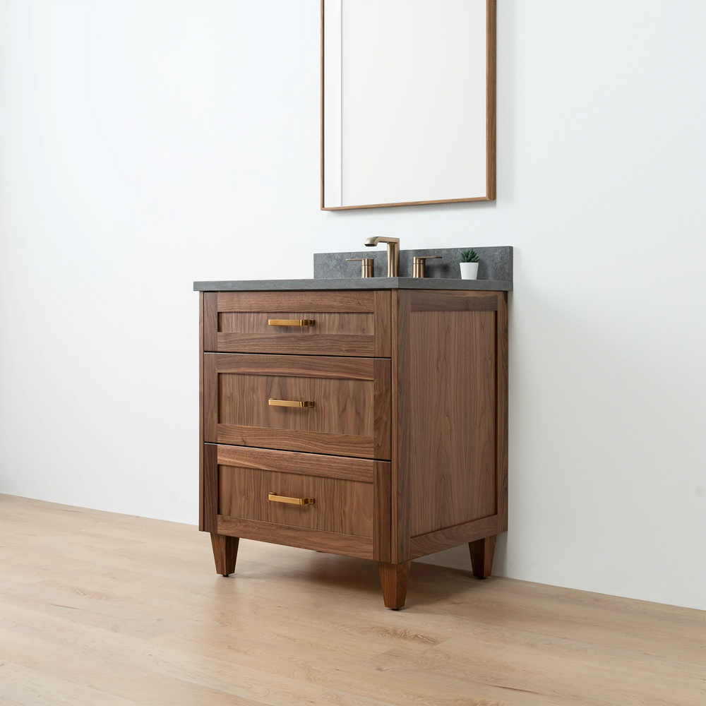 
                  
                    Bridgeport 30" American Black Walnut Bathroom Vanity - Teodor Vanities United States
                  
                