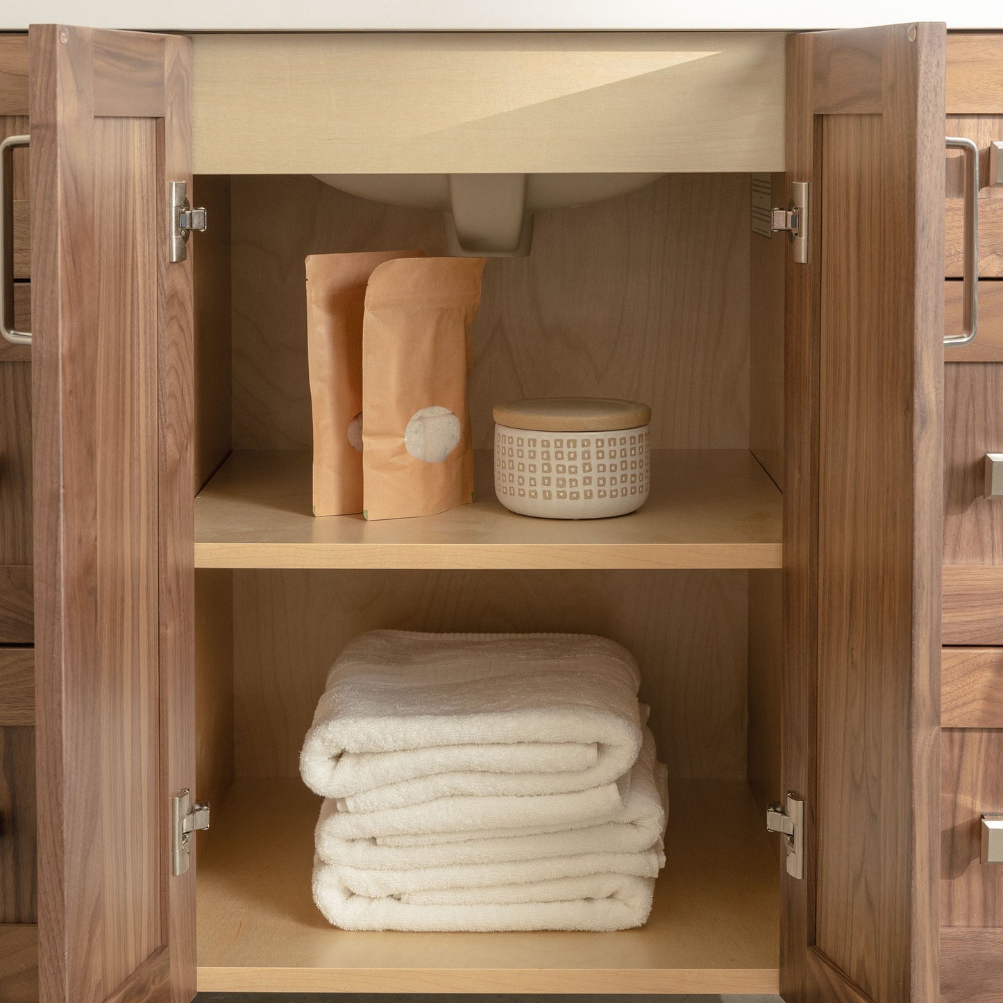 
                  
                    Bridgeport 42" American Black Walnut Bathroom Vanity
                  
                