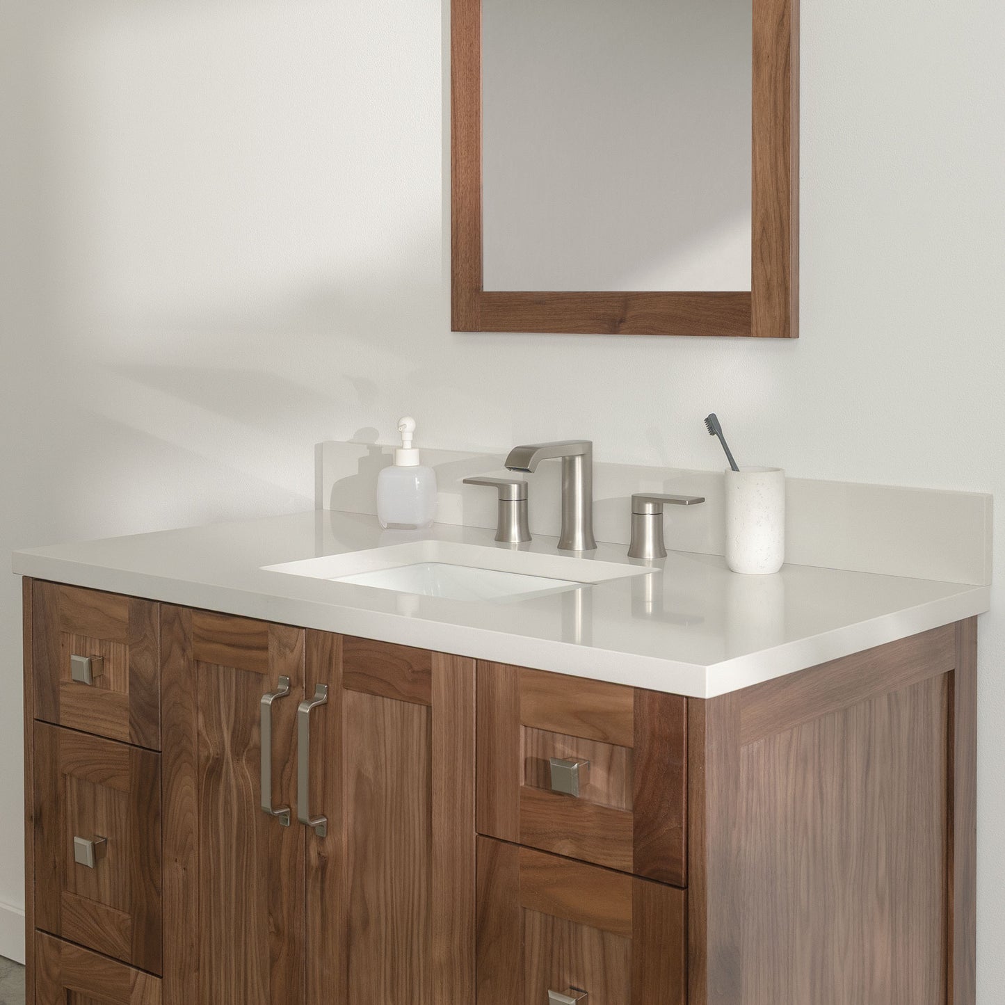 
                  
                    Bridgeport 42" American Black Walnut Bathroom Vanity
                  
                