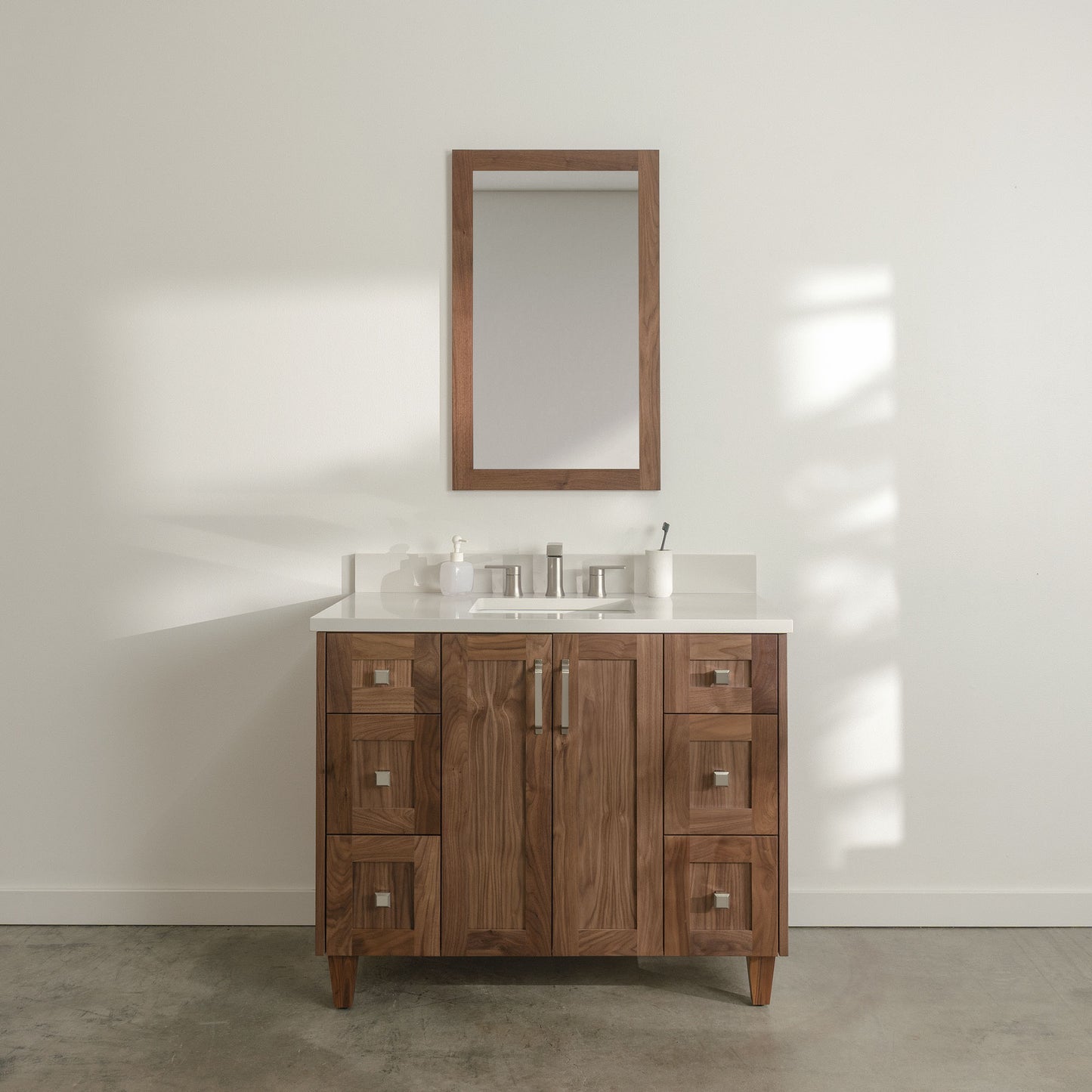Bridgeport 42" American Black Walnut Bathroom Vanity