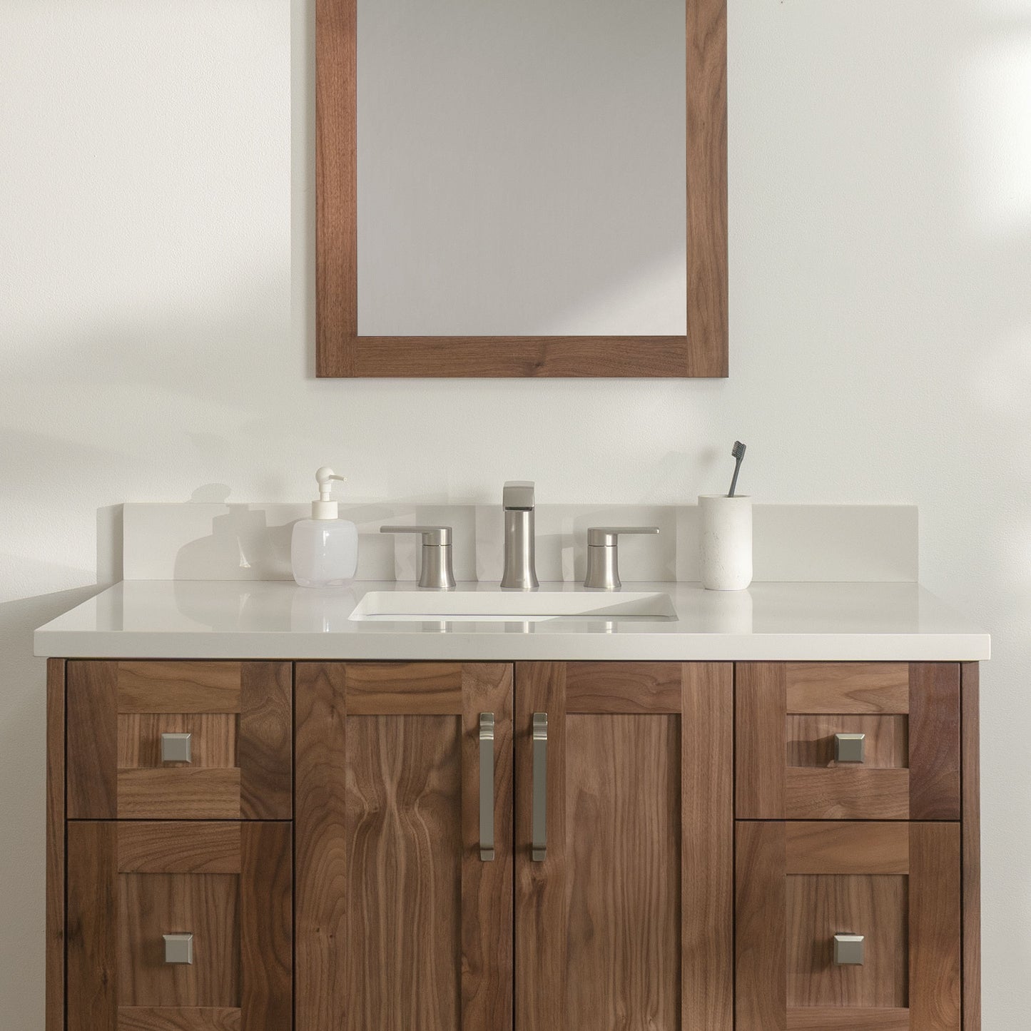 
                  
                    Bridgeport 42" American Black Walnut Bathroom Vanity
                  
                