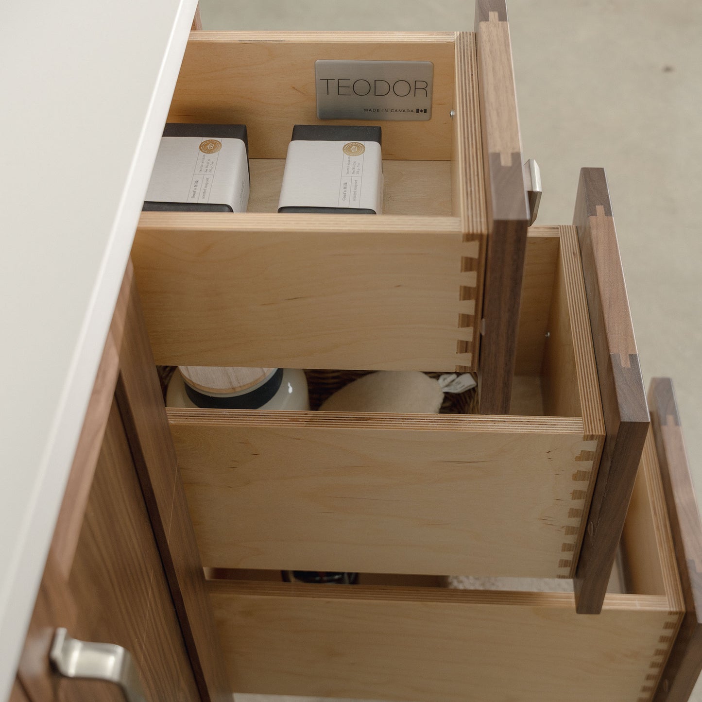 
                  
                    Bridgeport 42" American Black Walnut Bathroom Vanity
                  
                