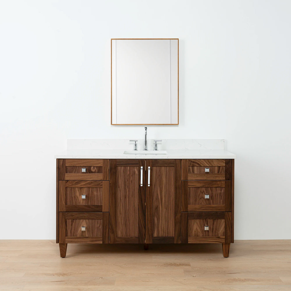 
                  
                    Bridgeport 60" American Black Walnut Bathroom Vanity - Teodor Vanities United States
                  
                