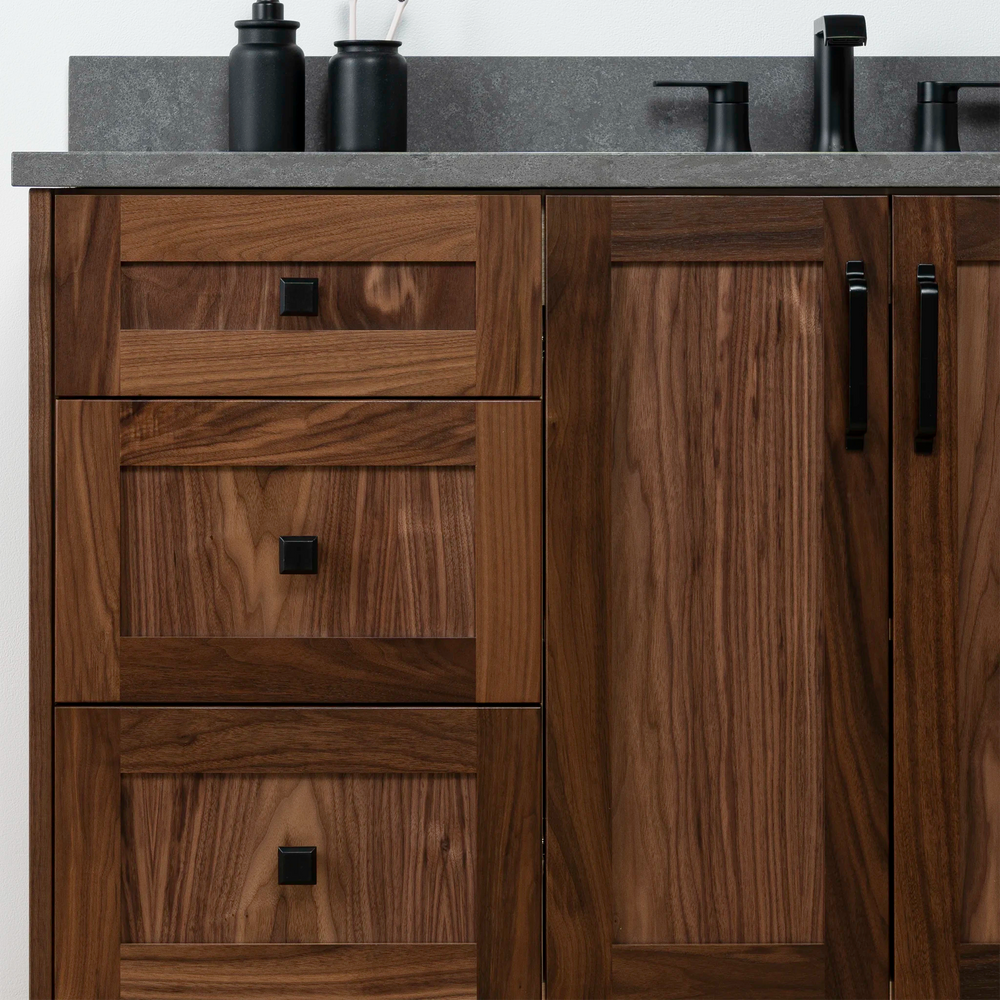 
                  
                    Bridgeport 60" American Black Walnut Bathroom Vanity - Teodor Vanities United States
                  
                