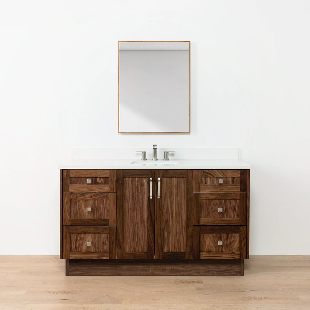 
                  
                    Bridgeport 60" American Black Walnut Bathroom Vanity
                  
                