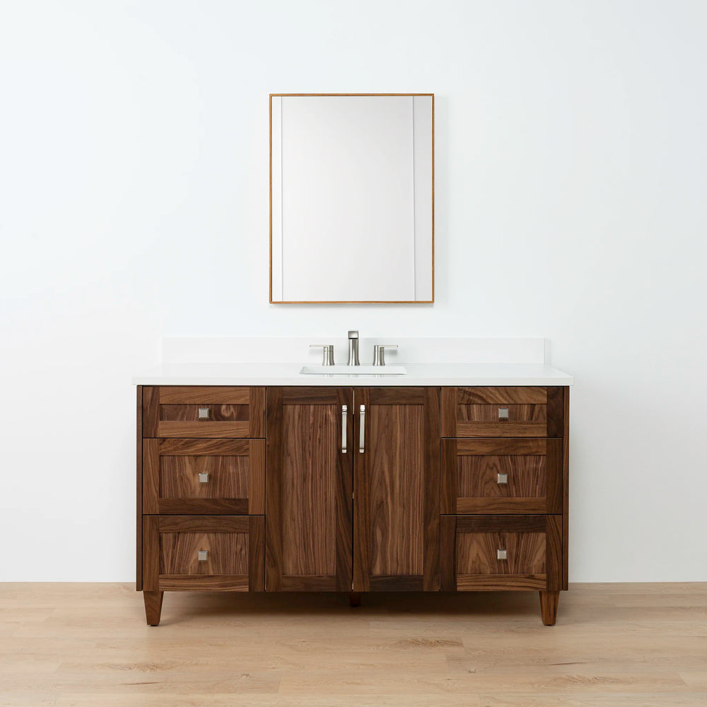 
                  
                    Bridgeport 60" American Black Walnut Bathroom Vanity - Teodor Vanities United States
                  
                