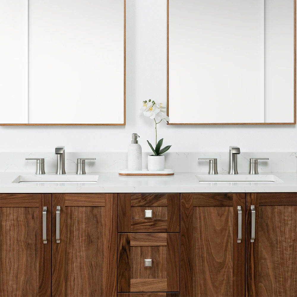 
                  
                    Bridgeport 60" American Black Walnut Bathroom Vanity, Double Sink - Teodor Vanities United States
                  
                