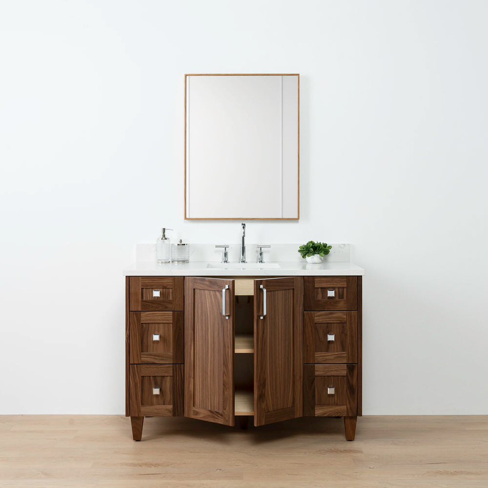 
                  
                    Bridgeport 48" American Black Walnut Bathroom Vanity - Teodor Vanities United States
                  
                