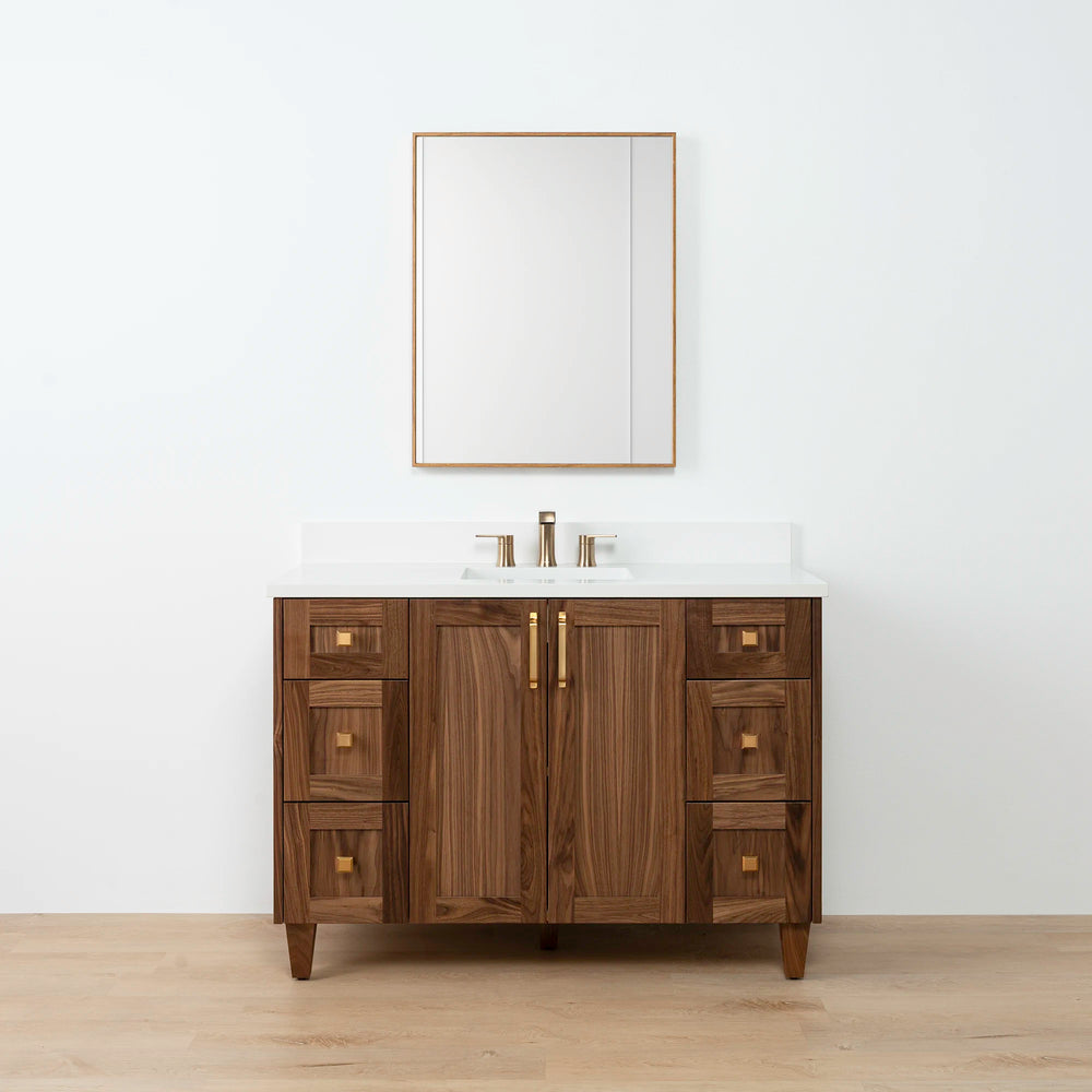 
                  
                    Bridgeport 48" American Black Walnut Bathroom Vanity - Teodor Vanities United States
                  
                