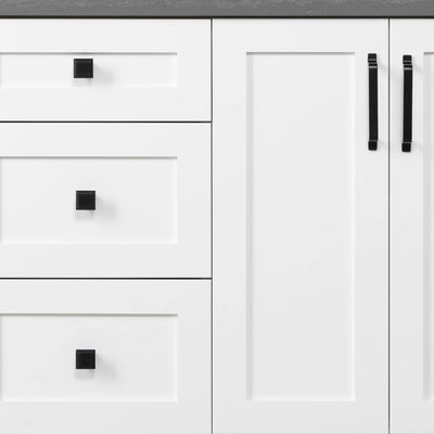 Bridgeport SLIM 60" Satin White Bathroom Vanity