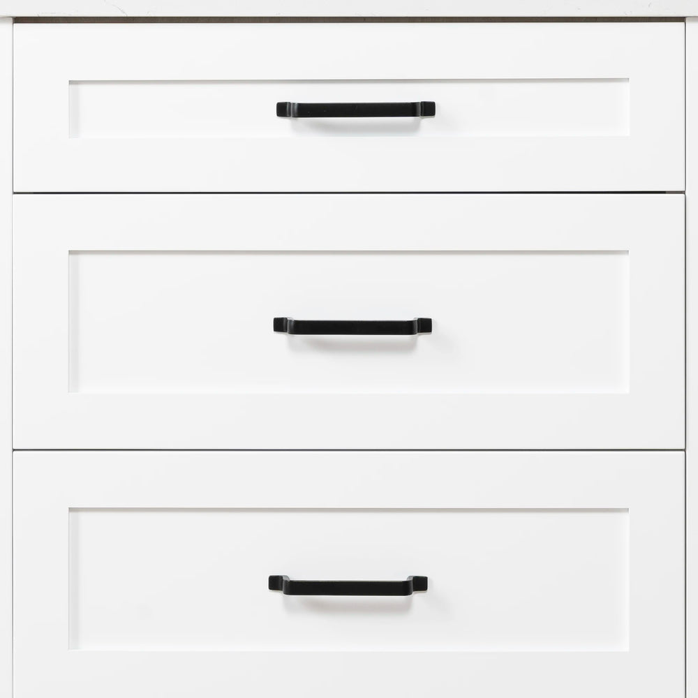 
                  
                    Bridgeport SLIM 30" Satin White Bathroom Vanity - Teodor Vanities United States
                  
                