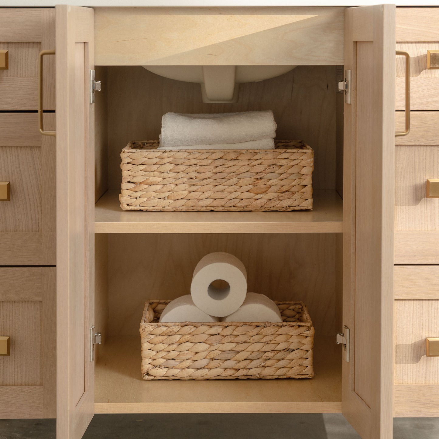 
                  
                    Bridgeport 42" White Oak Bathroom Vanity
                  
                