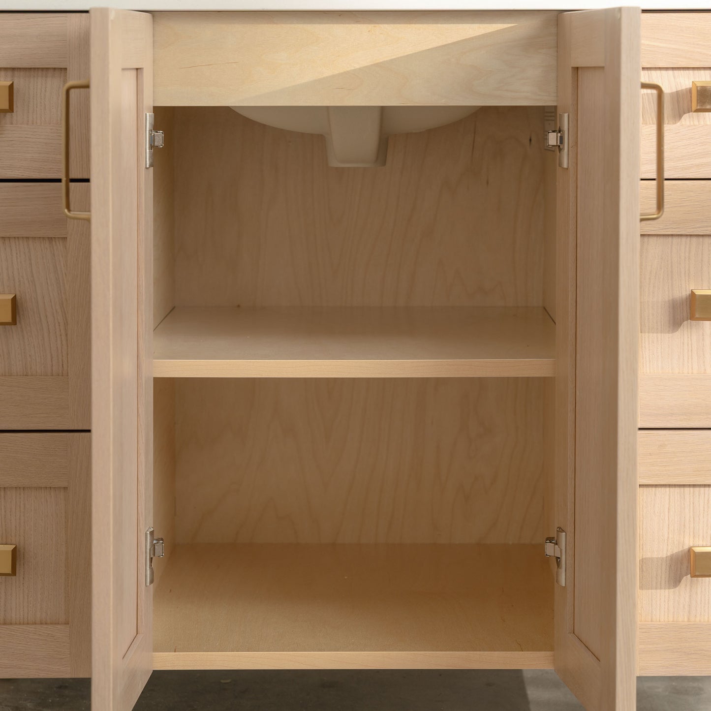 
                  
                    Bridgeport 42" White Oak Bathroom Vanity
                  
                