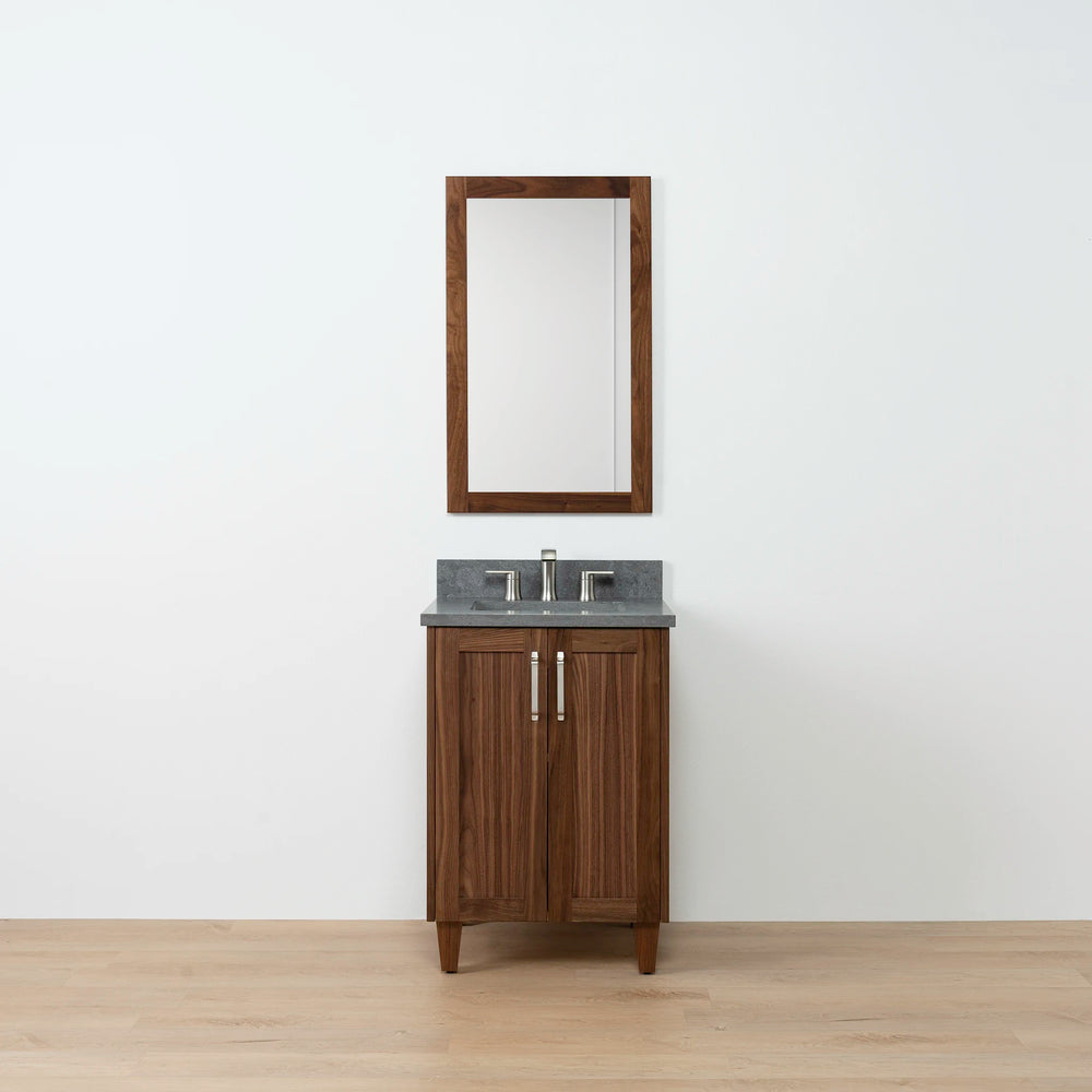 
                  
                    Bridgeport 24" American Black Walnut Bathroom Vanity w/ Doors - Teodor Vanities United States
                  
                