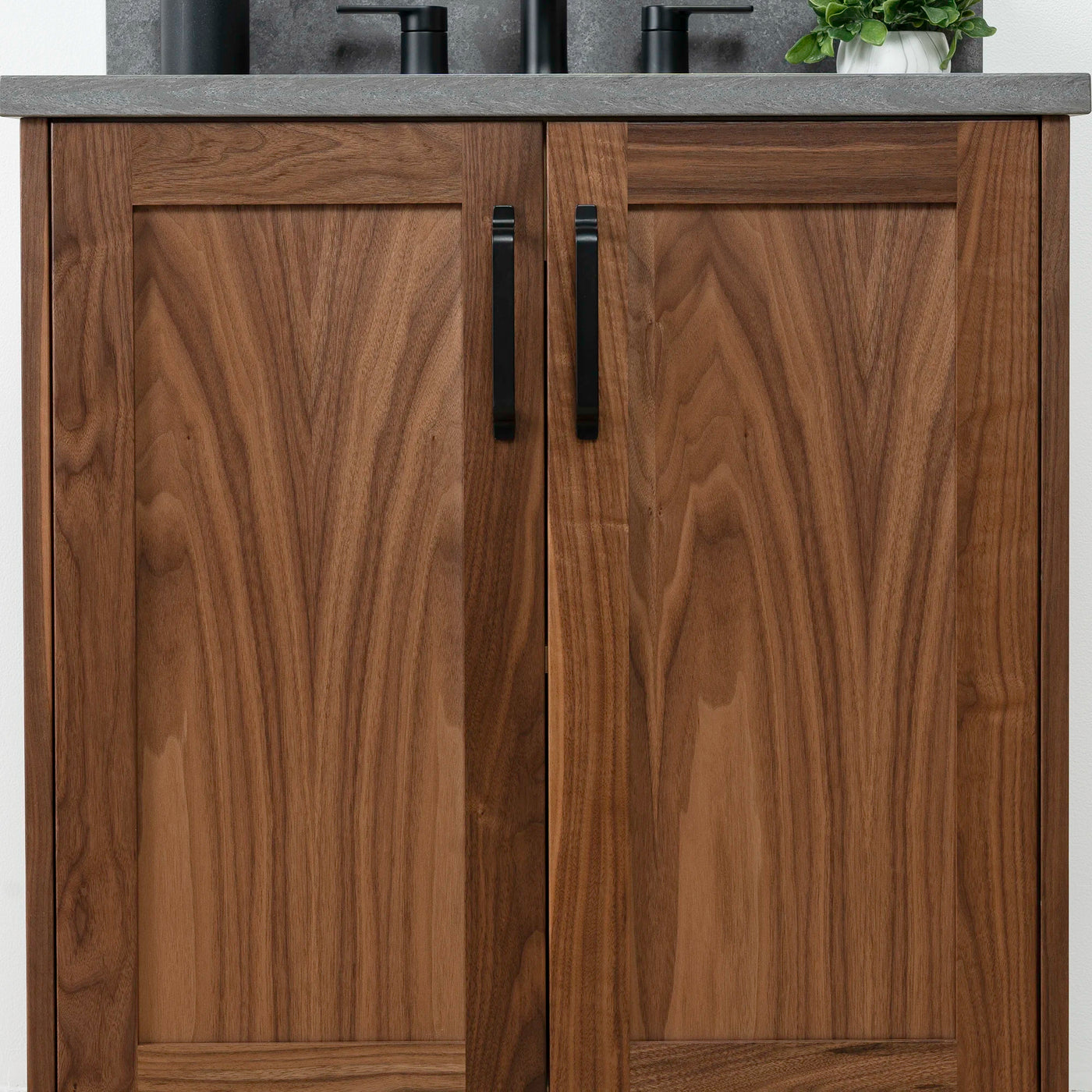 Bridgeport 30" American Black Walnut Bathroom Vanity w/ Doors - Teodor Vanities United States