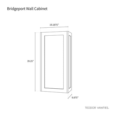 Bridgeport White Oak Wall Cabinet