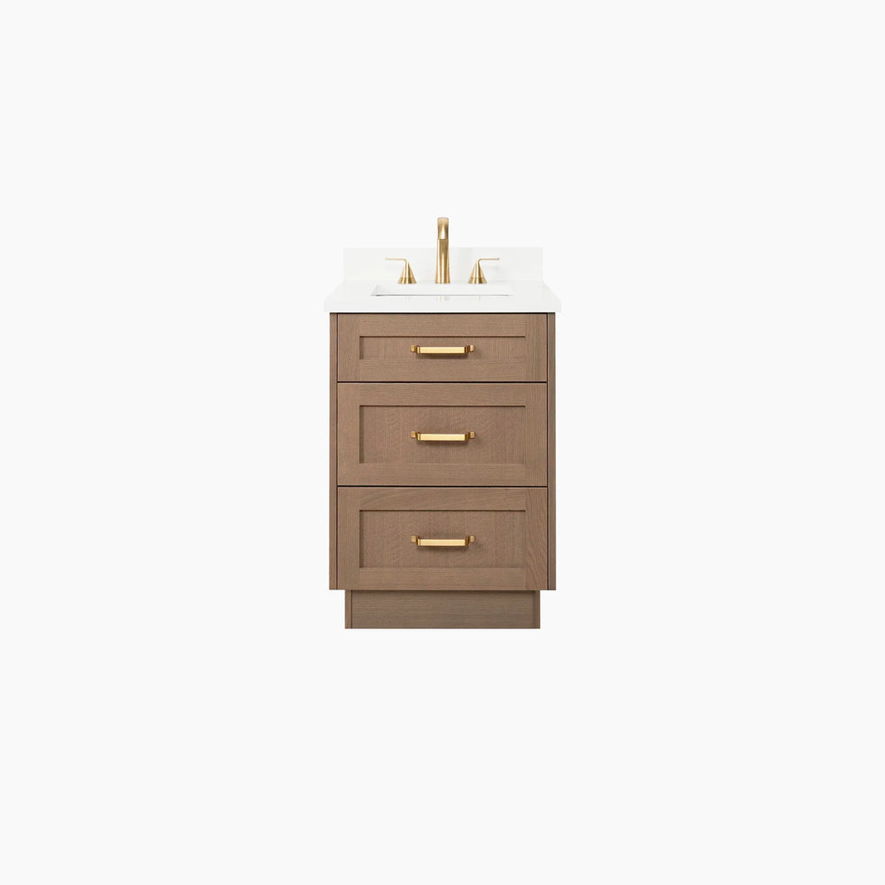
                  
                    Bridgeport SLIM 24" Almond Coast Bathroom Vanity - All Drawers
                  
                