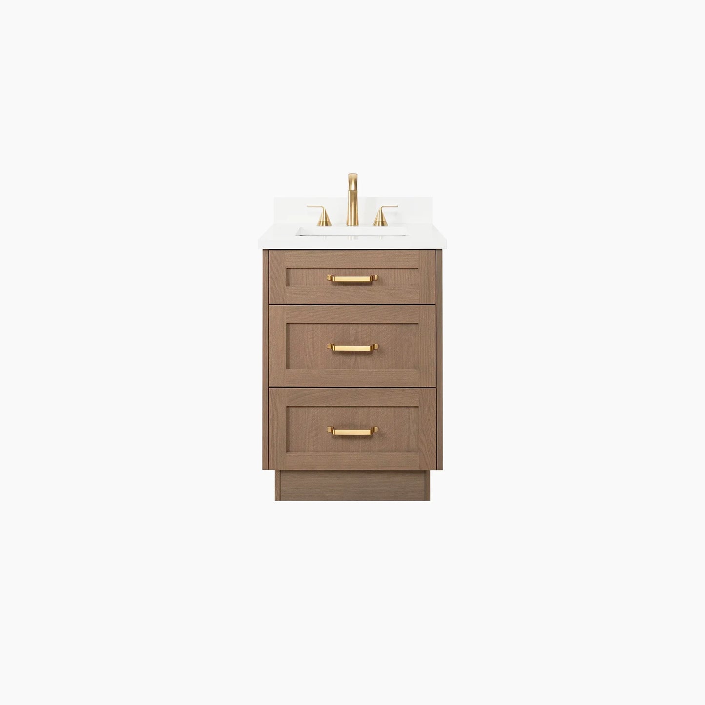 
                  
                    Bridgeport SLIM 24" Almond Coast Bathroom Vanity - All Drawers
                  
                
