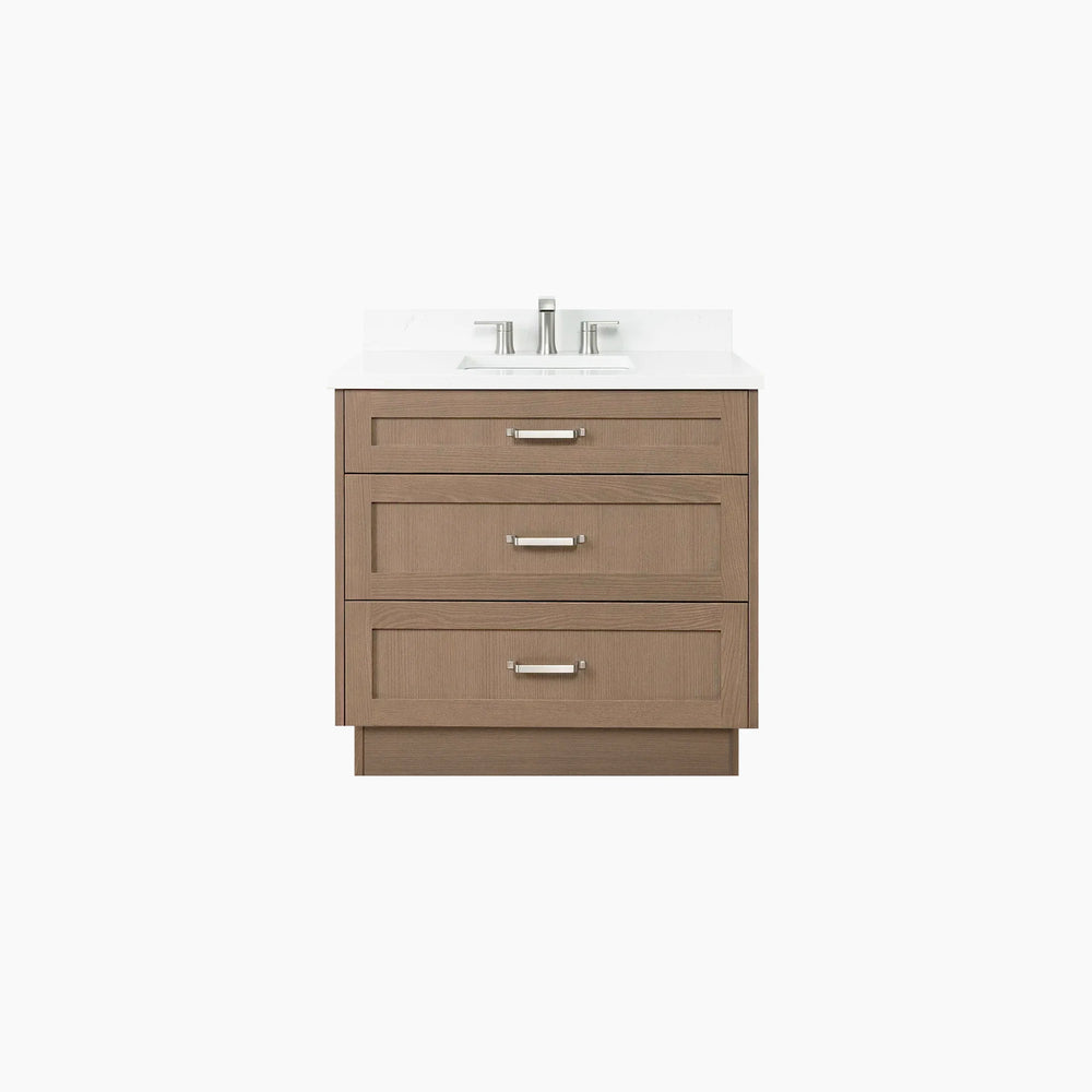 
                  
                    Bridgeport SLIM 36" Almond Coast Bathroom Vanity - All Drawers
                  
                