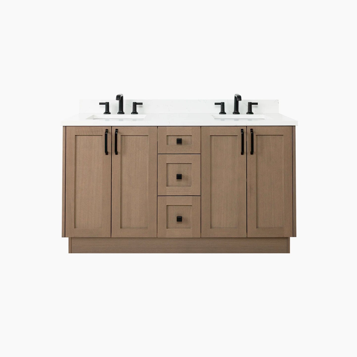 
                  
                    Bridgeport SLIM 60" Almond Coast Bathroom Vanity, Double Sink
                  
                