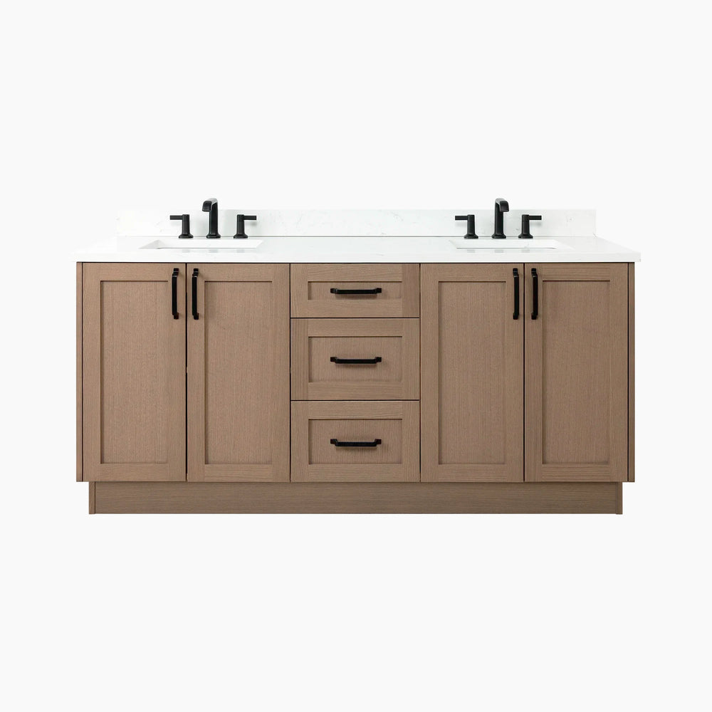 
                  
                    Bridgeport 72" Almond Coast Bathroom Vanity, Double Sink
                  
                