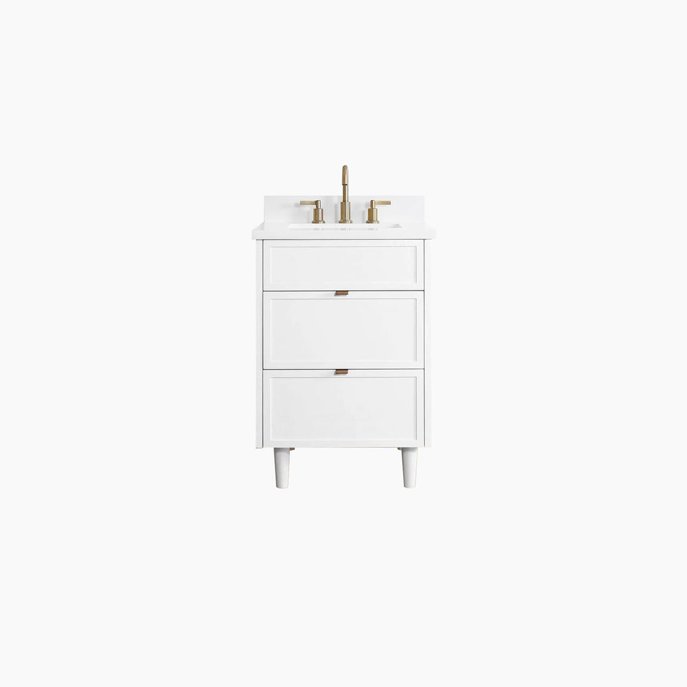 Cape Breton 24" Satin White Bathroom Vanity