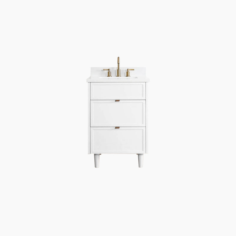 Cape Breton 24" Satin White Bathroom Vanity