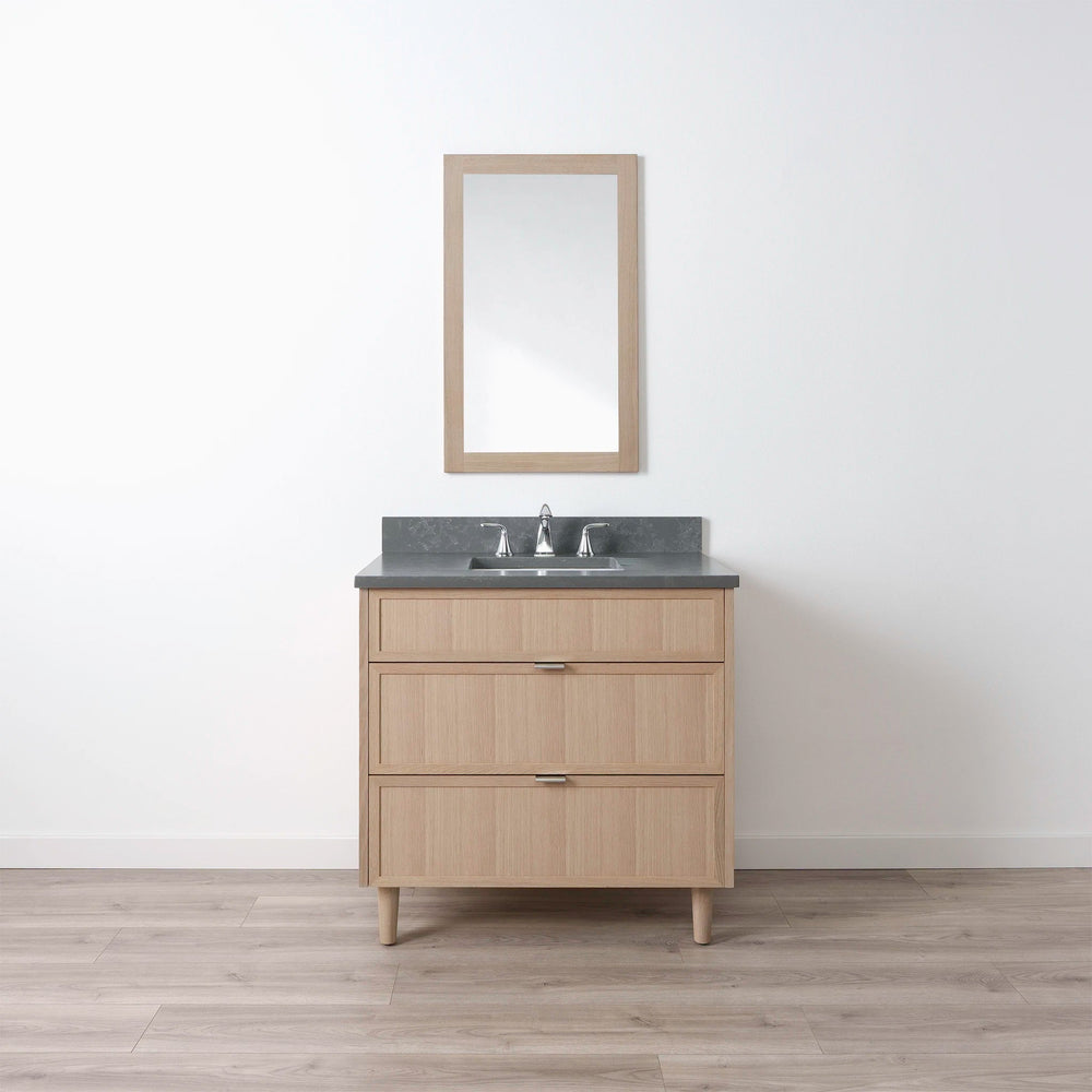 
                  
                    Cape Breton SLIM 36" White Oak Bathroom Vanity - All Drawers Teodor Bathroom Vanity United States
                  
                