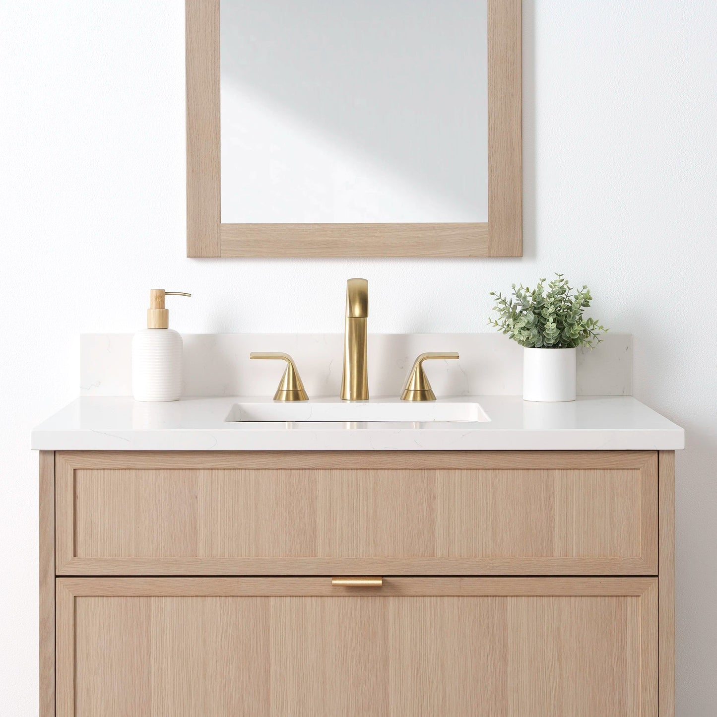 
                  
                    Cape Breton SLIM 36" White Oak Bathroom Vanity - All Drawers Teodor Bathroom Vanity United States
                  
                