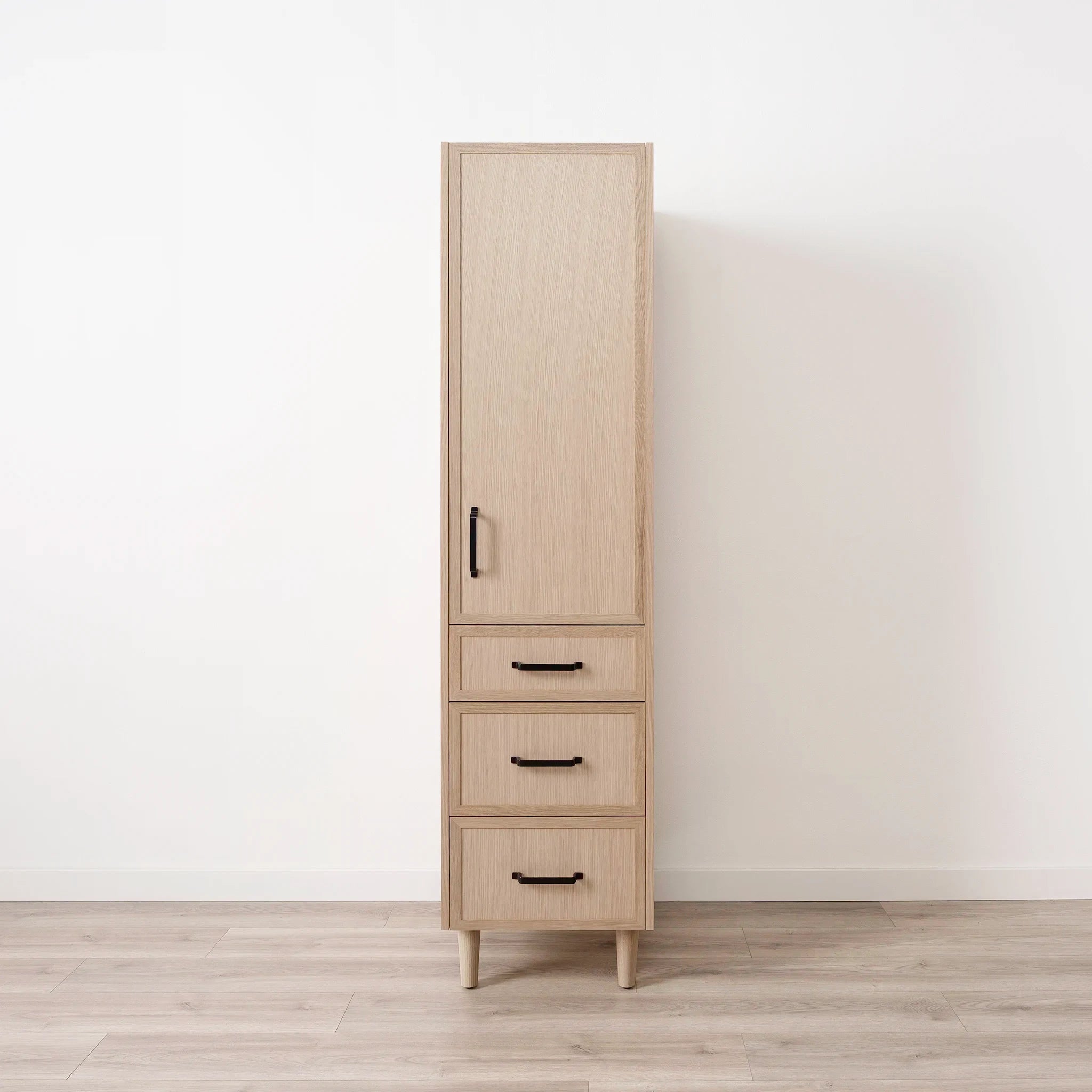 Cape Breton White Oak Linen Cabinet