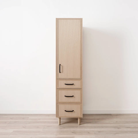 Cape Breton White Oak Linen Cabinet