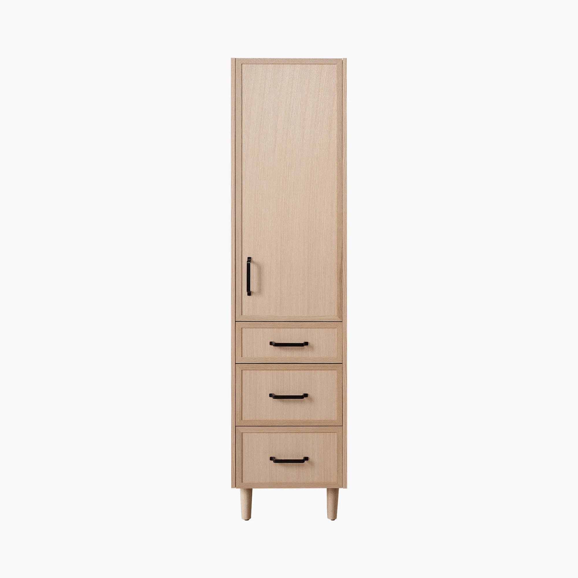 Cape Breton White Oak Linen Cabinet