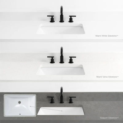 Bridgeport SLIM 72" Satin White Bathroom Vanity, Double Sink