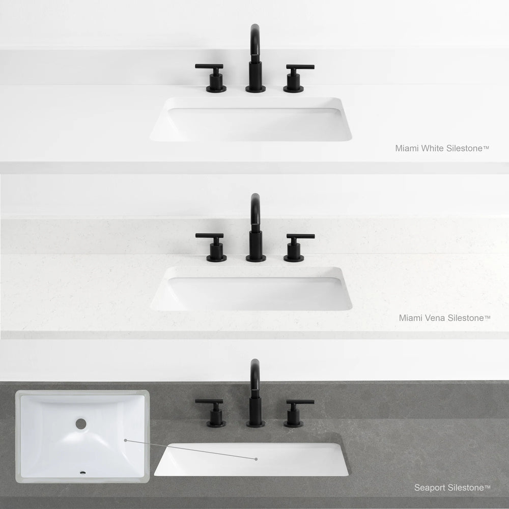 
                  
                    Bridgeport SLIM 60" Satin White Bathroom Vanity, Double Sink
                  
                