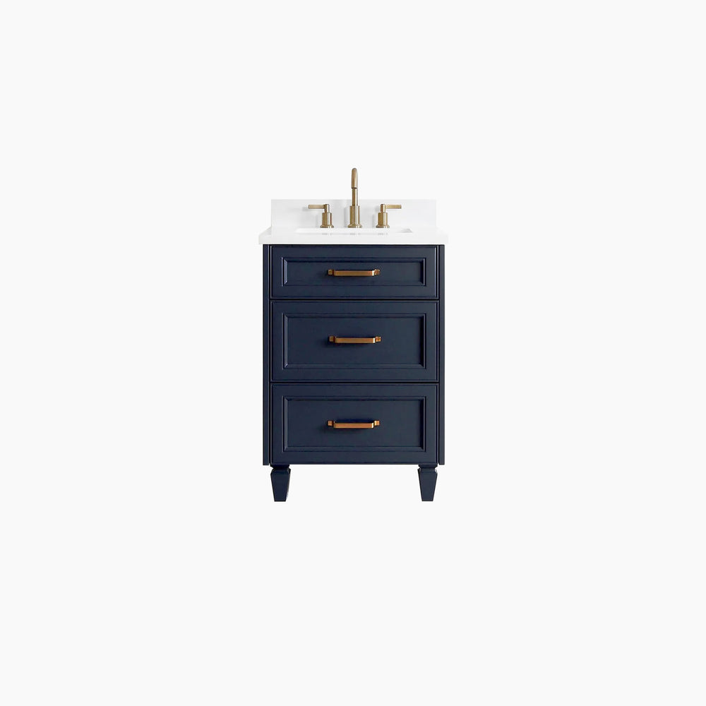 
                  
                    Davenport 24" Pacific Blue Bathroom Vanity - All Drawers
                  
                