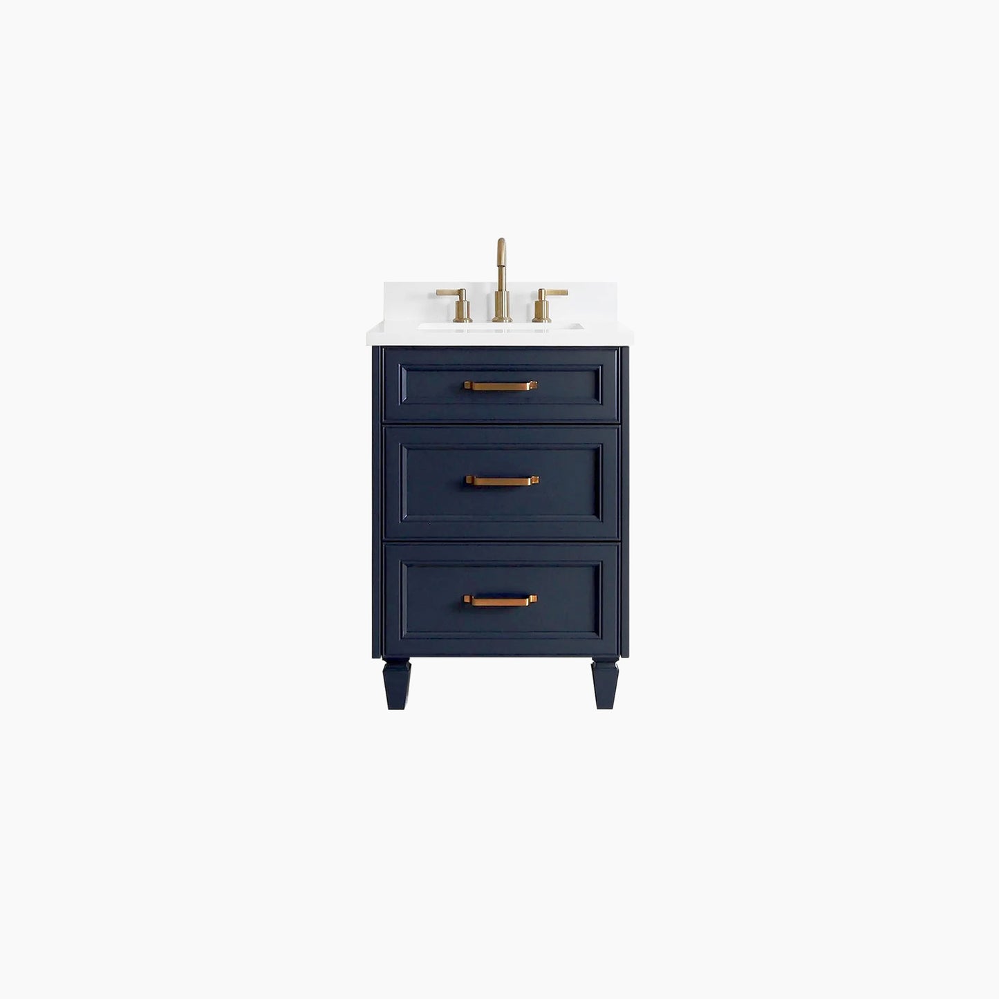 Davenport 24" Pacific Blue Bathroom Vanity - All Drawers