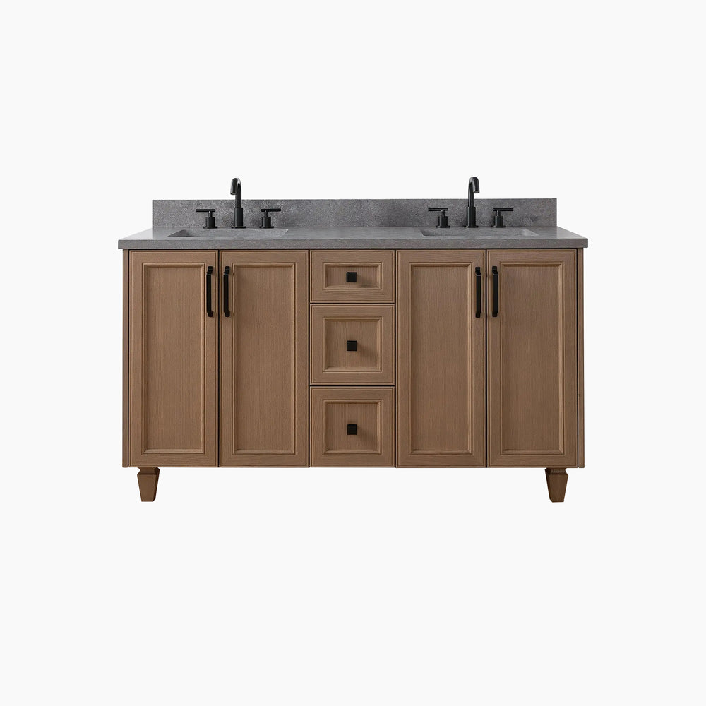 
                  
                    Davenport 60" Almond Coast Bathroom Vanity, Double Sink
                  
                