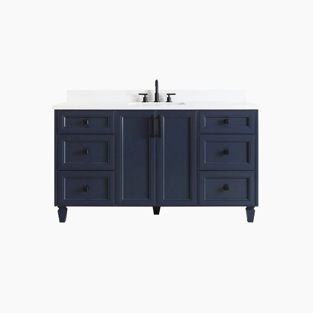 Davenport 60" Pacific Blue Bathroom Vanity