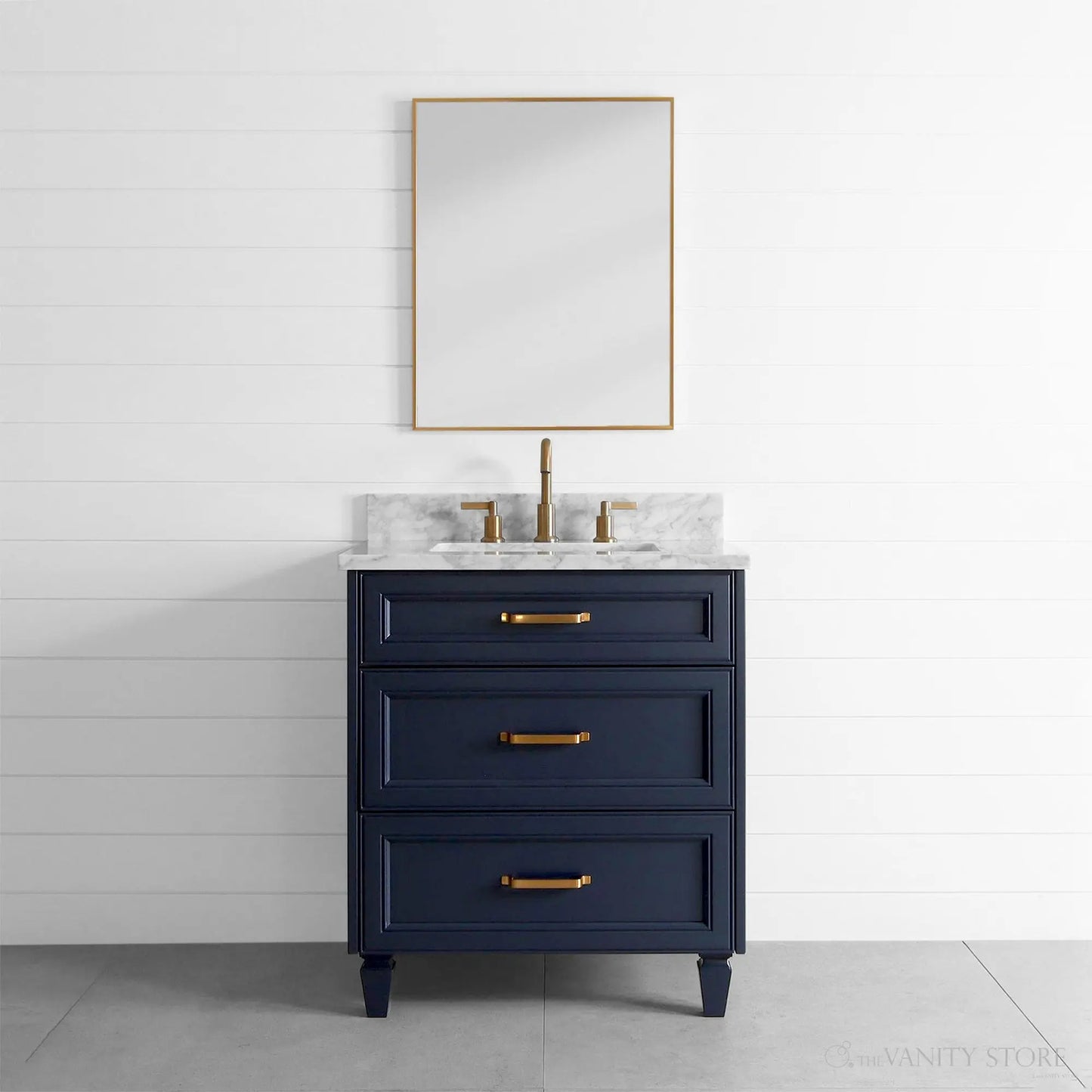 Davenport 30" Pacific Blue Bathroom Vanity - Teodor Vanities United States