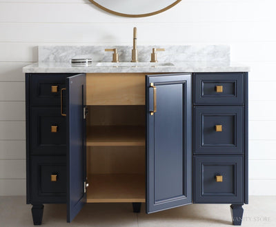 Davenport 48" Pacific Blue Bathroom Vanity - Teodor Vanities United States