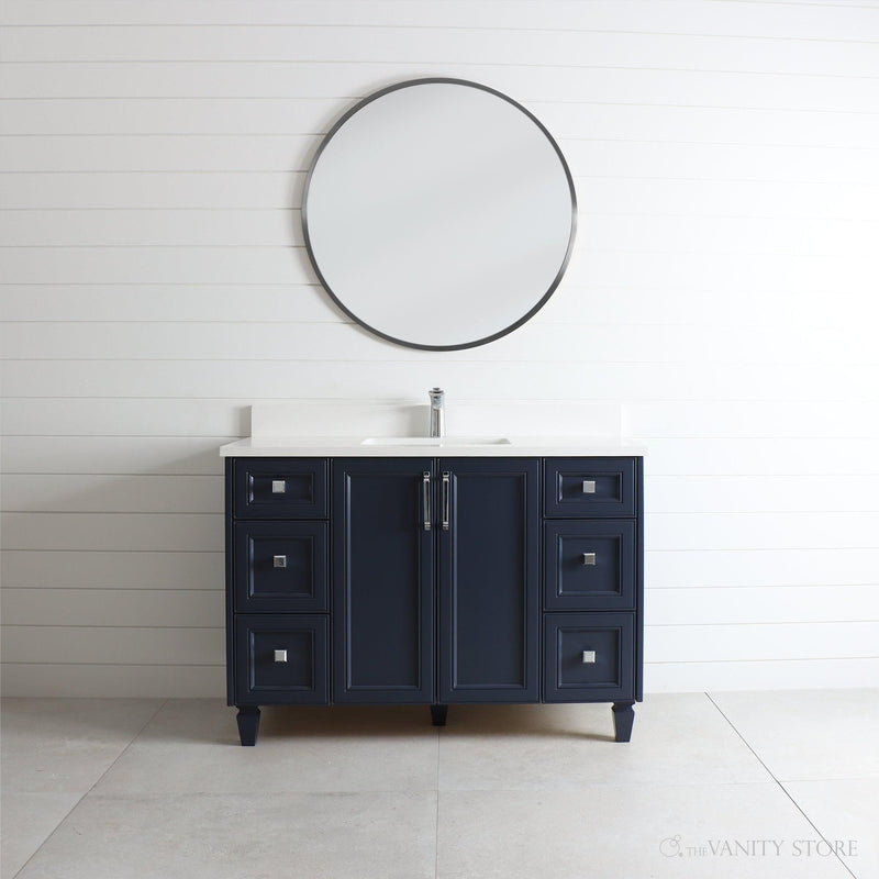 Davenport 48" Pacific Blue Bathroom Vanity - Teodor Vanities United States