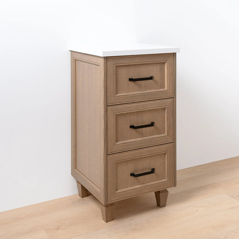 Davenport Almond Coast Storage Cabinet - Teodor Vanities United States