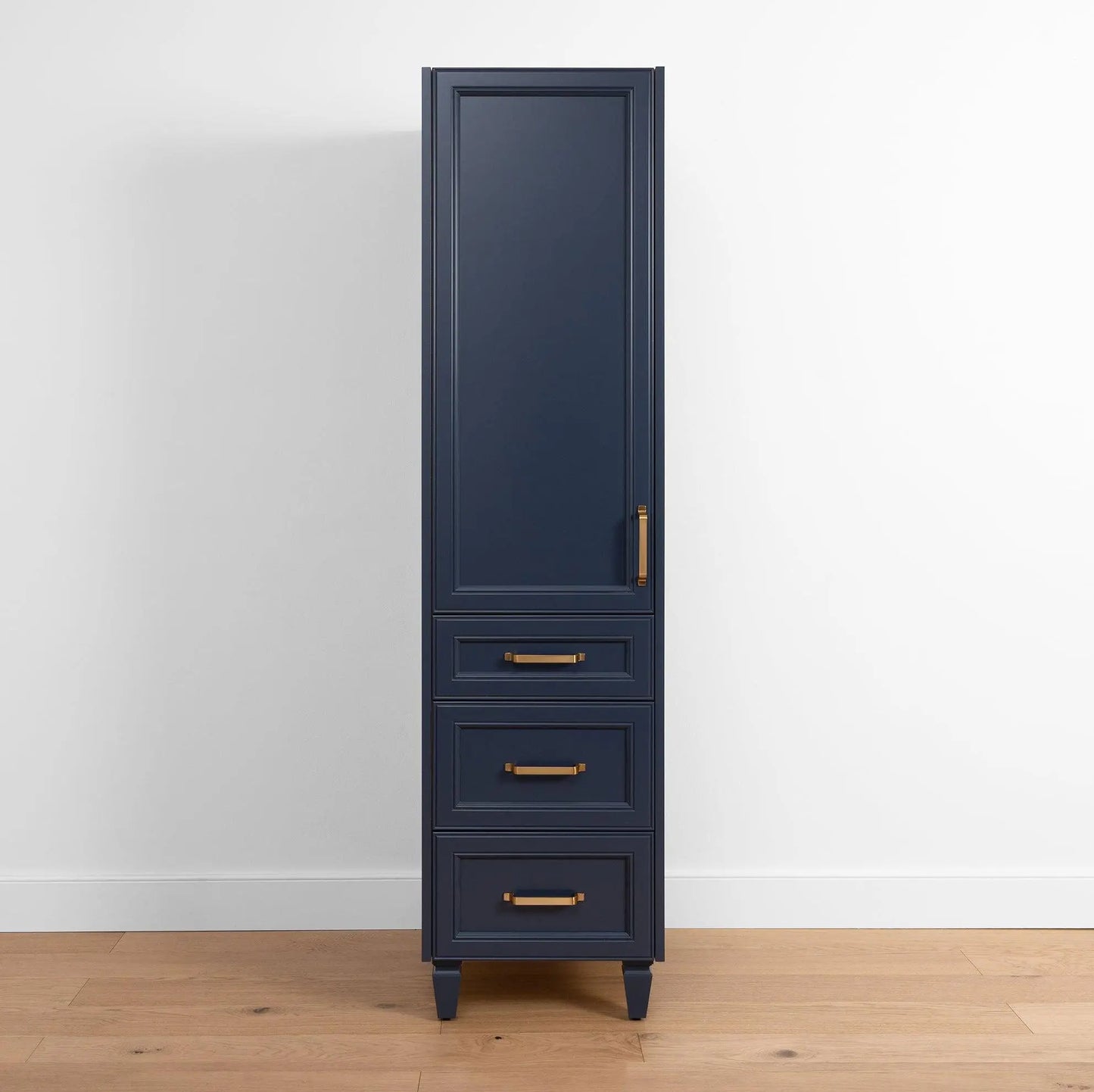 Davenport Pacific Blue Linen Cabinet - Teodor Vanities United States