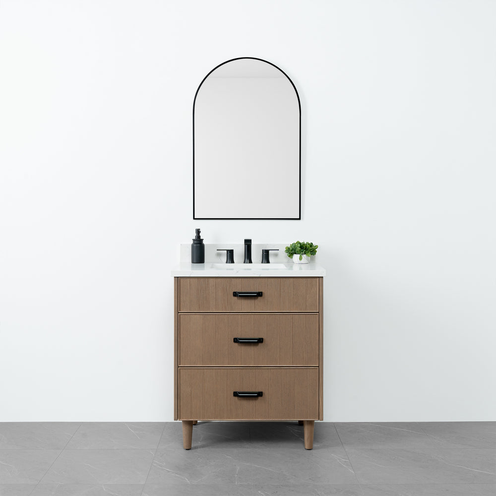 
                  
                    Malibu 30" Almond Coast Bathroom Vanity - Teodor Vanities United States
                  
                