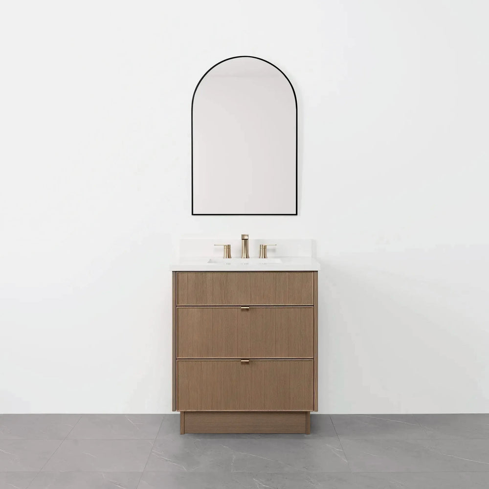 
                  
                    Malibu SLIM 30" Almond Coast Bathroom Vanity - All Drawers
                  
                